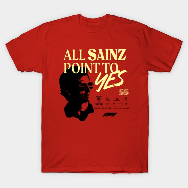 All Sainz T-Shirt by tomkurzanski